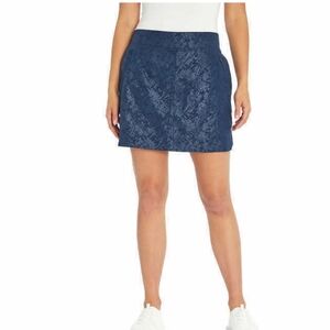Orvis Black and Blue Floral/Geometric Athletic Skort Bundle of 2 sz XL